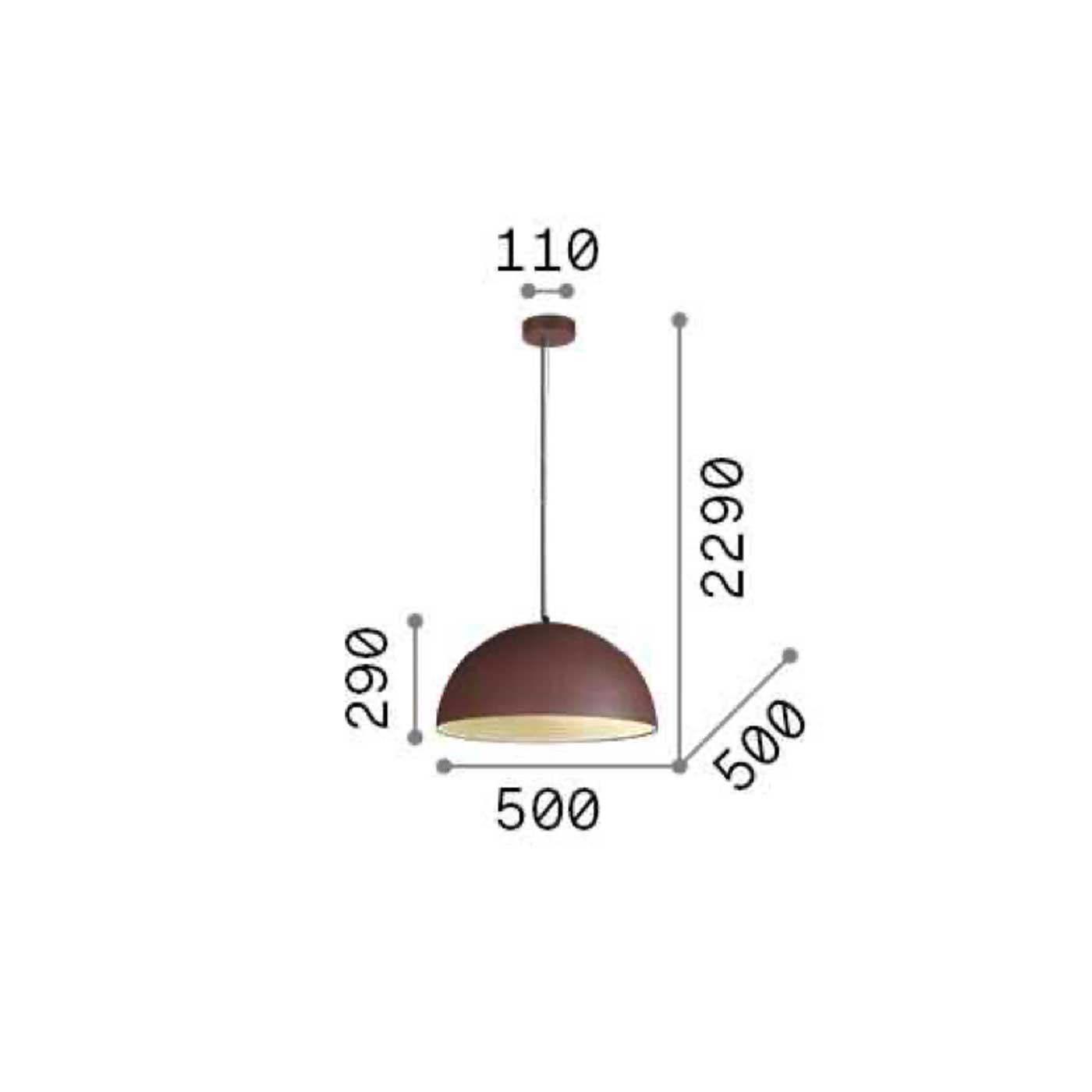 Ideal lux Folk E27 závěsné svítidlo