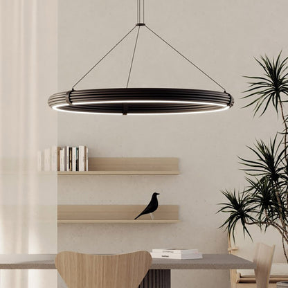 Aromas Elli LED závěsné kruhové svítidlo stmívatelné