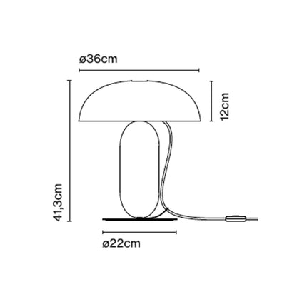 Marset Gambosa E14 stolna lampa