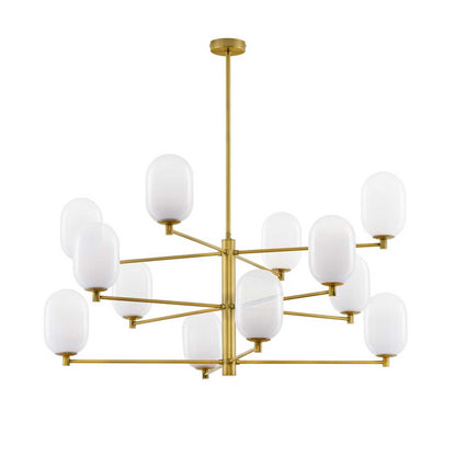 Nova Luce Balor G9 skleněný závěsný lustr