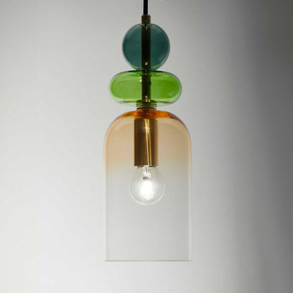 Nova Luce Murano E14 skleněné závěsné svítidlo