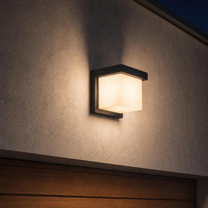 VK Light Neon LED zidna svjetiljka, IP65, četvrtasta