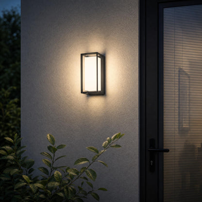 VK Light Neon LED zidna svjetiljka, IP65, pravokutna