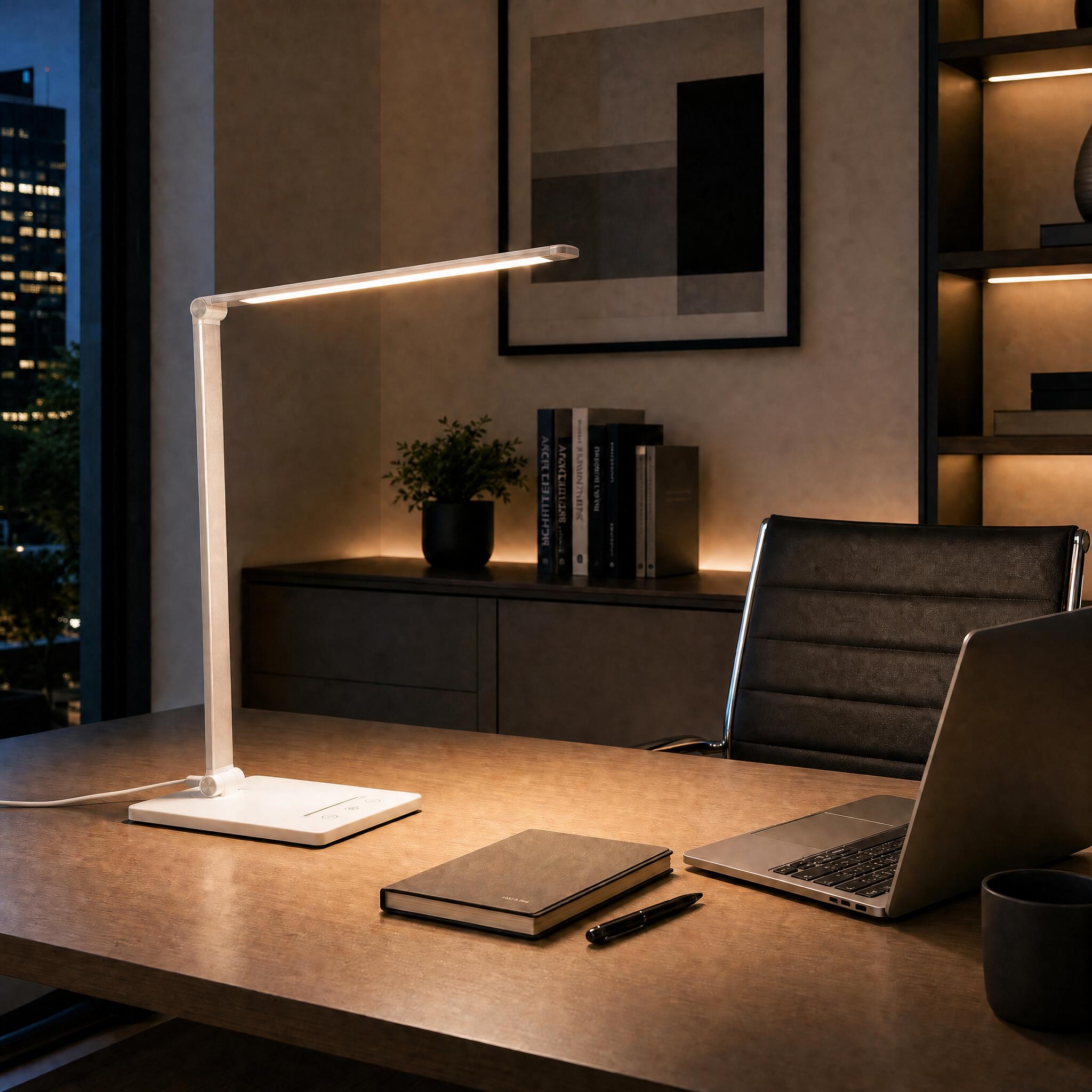 VK Light Nia Square LED stolna lampa, prigušiva, 3CCT