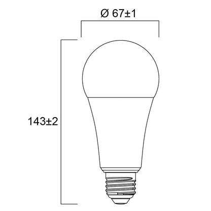 LED žárovka Sylvania E27 2700K 17W