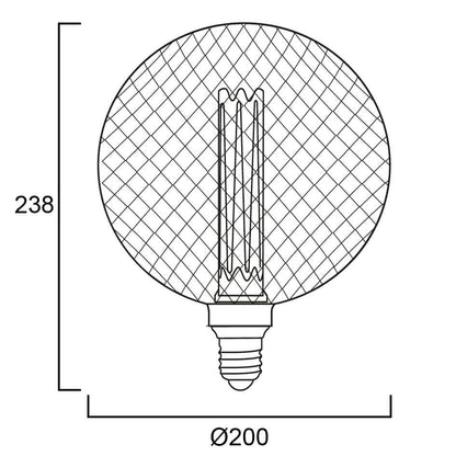 LED žárovka Sylvania Mirage E27 2000K 2.5W