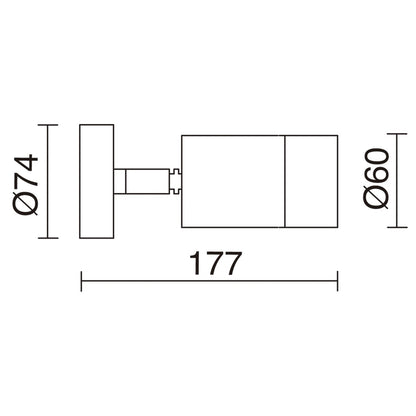 Dopo Abadia GU10 bodové svítidlo