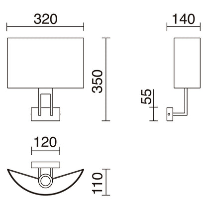 Exo Classical E27 nástěnné svítidlo stříbrné