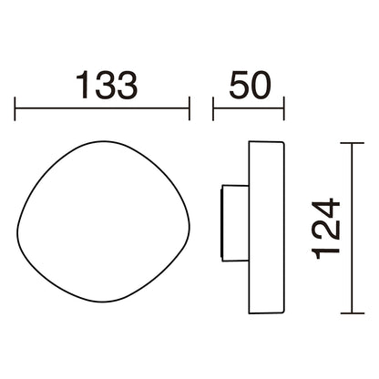 Dopo Cloud LED přisazené svítidlo bílé