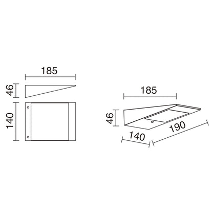 Dopo Como W LED přisazené svítidlo