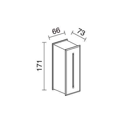 Dopo Dambel LED zápustné svítidlo antracitové