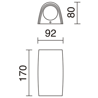 Dopo Estel GU10 LED přisazené svítidlo šedé