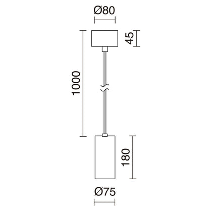 Indeluz Hidra C LED závěsné svítidlo