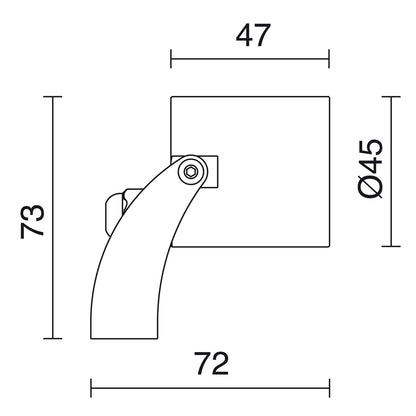 Cristher Spike Ka LED bodové svítidlo