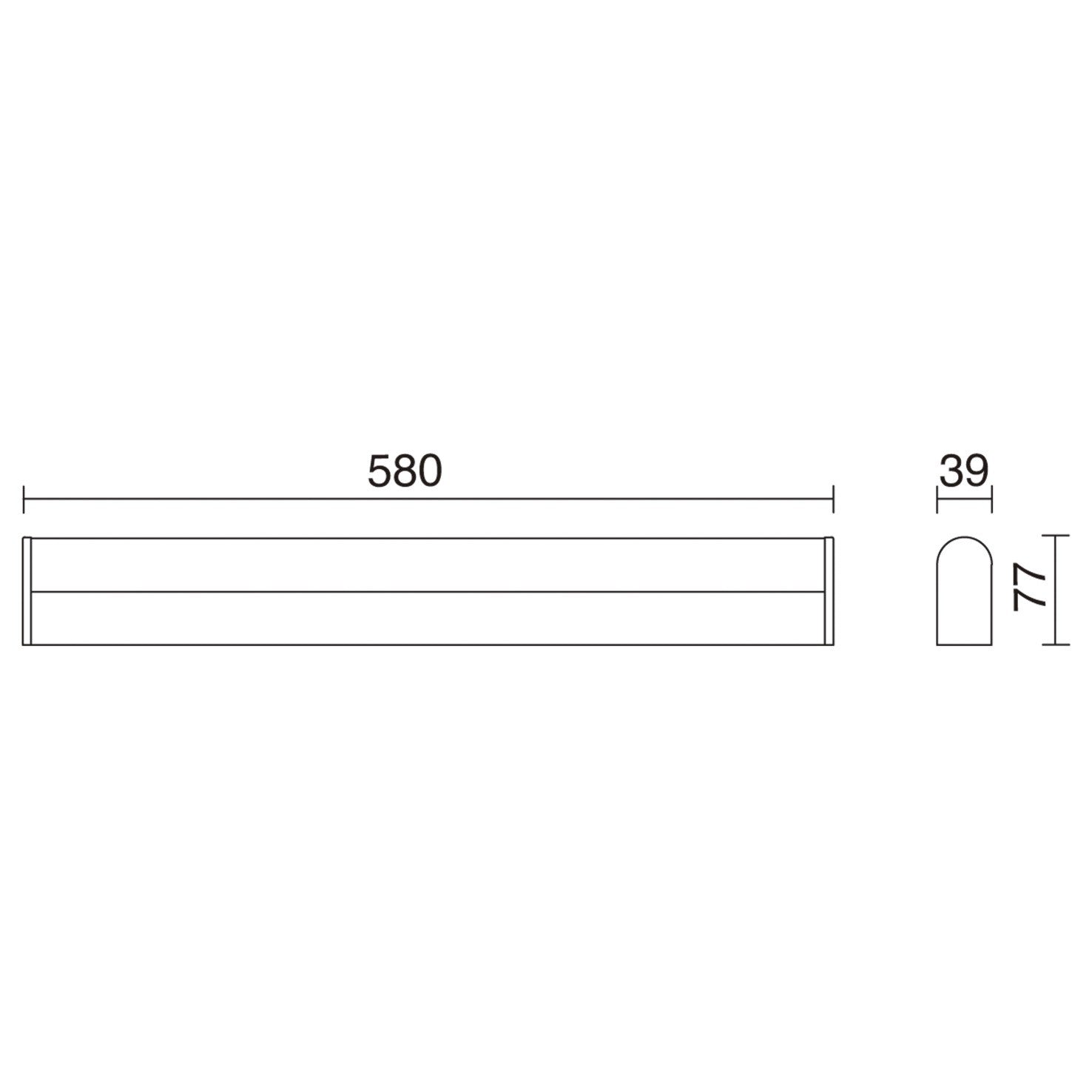 Exo Sheid LED nástěnné svítidlo