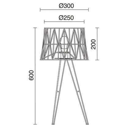 Exo Tess T E27 stolní svítidlo