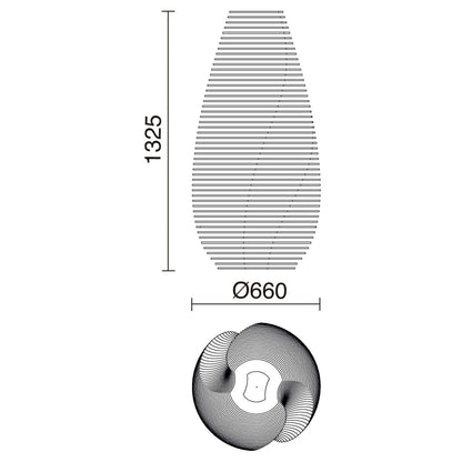 Exo Twist F GX53 stojací svítidlo