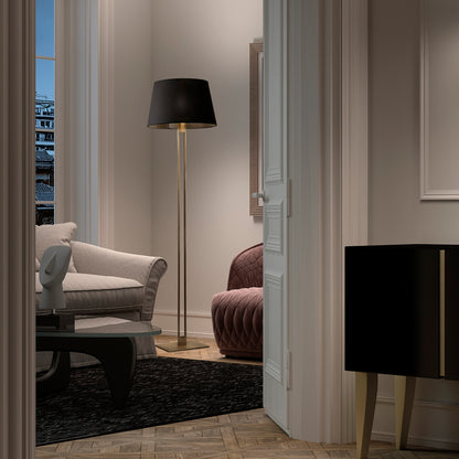 Exo Classical F E27 stojací svítidlo zlaté