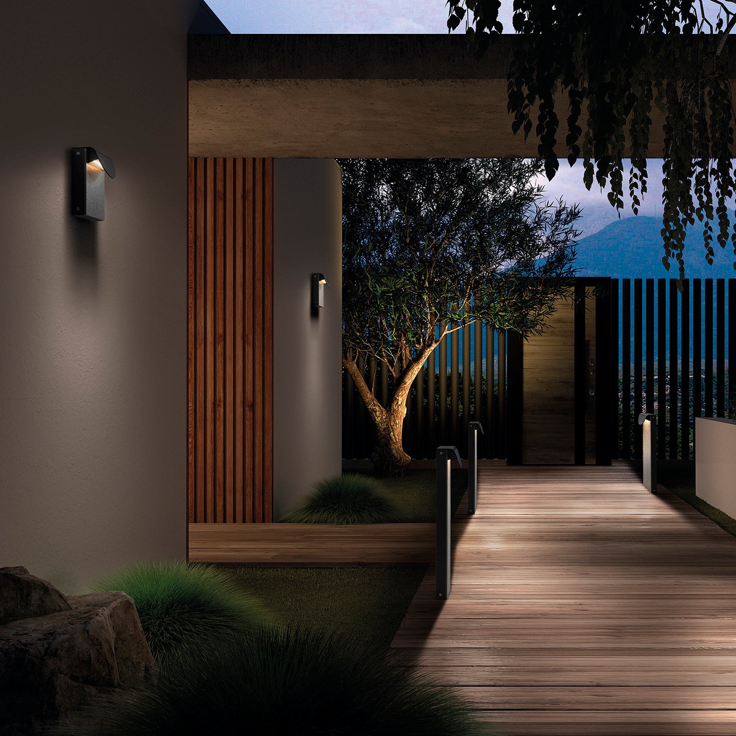 Cristher Dion wall moss LED přisazené svítidlo