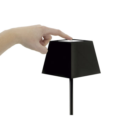 Dopo Litta Square LED přenosná lampa černá