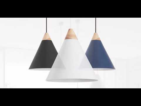 Exo Oda E27 závěsné svítidlo modré